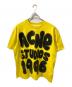 Acne studios（アクネ ストゥディオズ）の古着「LOGO RELAXED UNISEX FIT T-SHIRT」｜イエロー