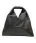 MM6 Maison Margiela（エムエムシックスメゾンマルジェラ）の古着「Japanese レザートートバッグ ミニ」｜ブラック