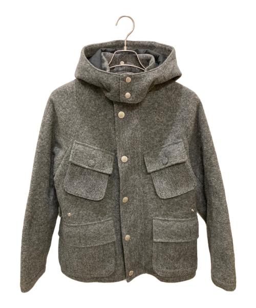 MACKINTOSH PHILOSOPHY（マッキントッシュ フィロソフィー）MACKINTOSH PHILOSOPHY (マッキントッシュ フィロソフィー) MOONツイードハンティングジャケット グレー サイズ:38の古着・服飾アイテム