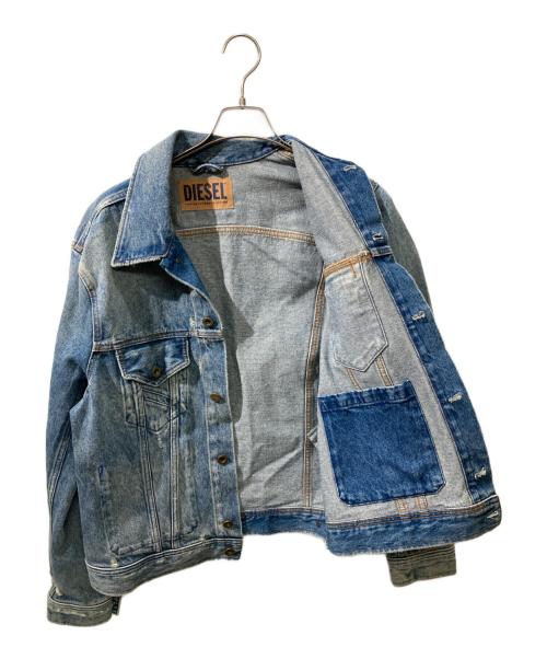 DIESEL（ディーゼル）DIESEL (ディーゼル) デニムジャケット インディゴ サイズ:Mの古着・服飾アイテム