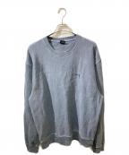 stussyステューシー）の古着「ピグメントロゴスウェット」｜ネイビー