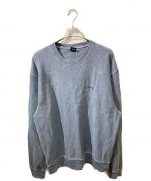 stussy（ステューシー）の古着「ピグメントロゴスウェット」｜ネイビー