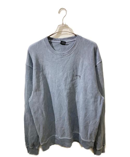 stussy（ステューシー）stussy (ステューシー) ピグメントロゴスウェット ネイビー サイズ:XLの古着・服飾アイテム