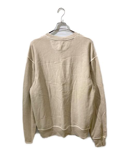 stussy（ステューシー）stussy (ステューシー) ピグメントプリントスウェット ベージュ サイズ:Lの古着・服飾アイテム