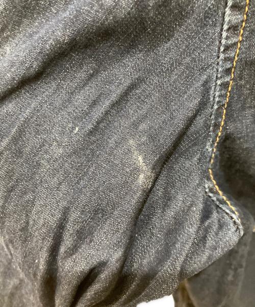 DIESEL（ディーゼル）DIESEL (ディーゼル) ロゴワッペンデニムシャツ インディゴ サイズ:Lの古着・服飾アイテム