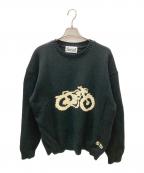 STEAD×J.S HOMESTEADステッド×ジャーナルスタンダード ホームステッド）の古着「ホビー インターシャニット」｜ブラック