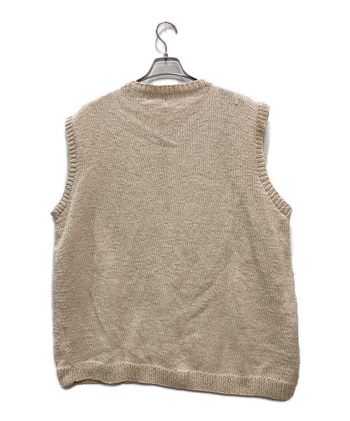 mcmachon woolen（マクマーンウーレン）MCMACHON WOOLEN (マクマーンウーレン) ニットベスト ベージュ サイズ:ーの古着・服飾アイテム