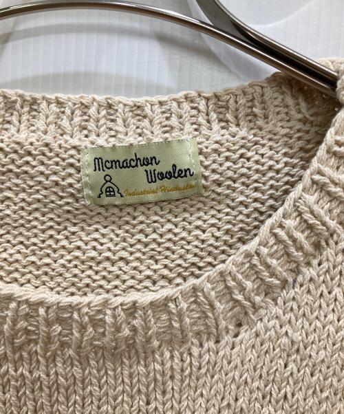 mcmachon woolen（マクマーンウーレン）MCMACHON WOOLEN (マクマーンウーレン) ニットベスト ベージュ サイズ:ーの古着・服飾アイテム