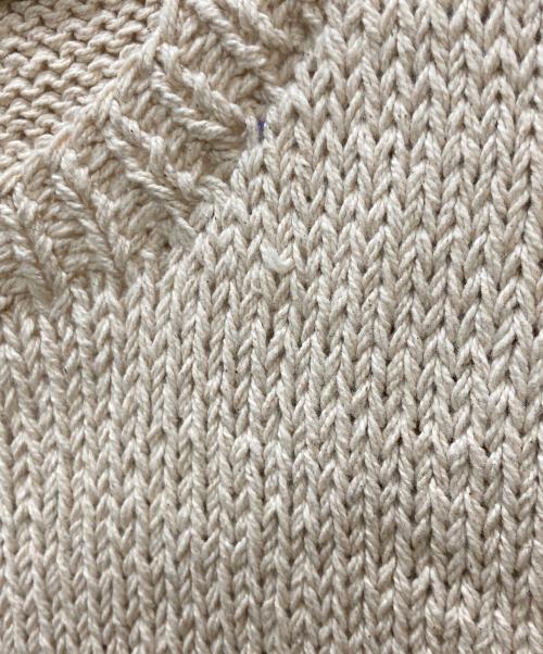 mcmachon woolen（マクマーンウーレン）MCMACHON WOOLEN (マクマーンウーレン) ニットベスト ベージュ サイズ:ーの古着・服飾アイテム