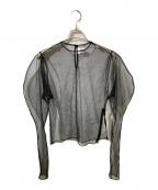 noir kei ninomiyaノワール ケイ ニノミヤ）の古着「デザインチュールトップス」｜ブラック