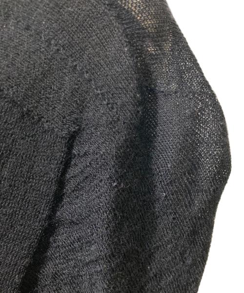 ISSEY MIYAKE（イッセイミヤケ）ISSEY MIYAKE (イッセイミヤケ) 変形デザインニット ブラック サイズ:2の古着・服飾アイテム