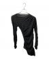 ISSEY MIYAKE (イッセイミヤケ) 変形デザインニット ブラック サイズ:2：8000円