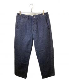 SAMURAI JEANS（サムライジーンズ）の古着「15ozデニムワイドトラウザーズ」｜インディゴ