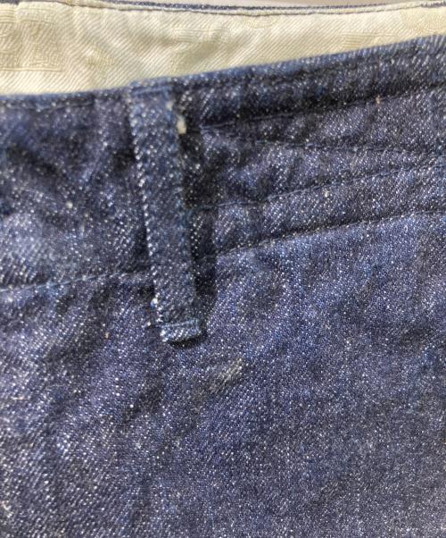 SAMURAI JEANS（サムライジーンズ）SAMURAI JEANS (サムライジーンズ) 15ozデニムワイドトラウザーズ インディゴ サイズ:88.5cm (W35)の古着・服飾アイテム