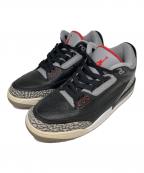 NIKEナイキ）の古着「AIR Jordan 3 Retro OG Cement」｜ブラック