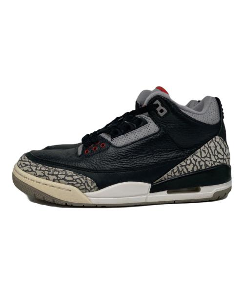 NIKE（ナイキ）NIKE (ナイキ) AIR Jordan 3 Retro OG Cement ブラック サイズ:US8の古着・服飾アイテム