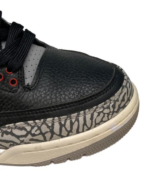 NIKE（ナイキ）NIKE (ナイキ) AIR Jordan 3 Retro OG Cement ブラック サイズ:US8の古着・服飾アイテム