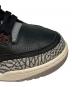 中古・古着 NIKE (ナイキ) AIR Jordan 3 Retro OG Cement ブラック サイズ:US8：5000円