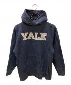 Championチャンピオン）の古着「YALE スウェットパーカー」｜ネイビー