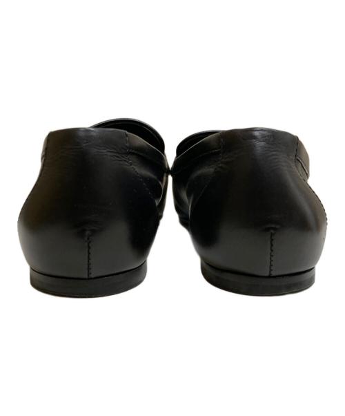 TOD'S（トッズ）TOD'S (トッズ) KATE LEATHER LOAFERS ブラック サイズ:37の古着・服飾アイテム