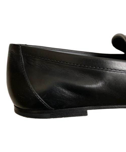 TOD'S（トッズ）TOD'S (トッズ) KATE LEATHER LOAFERS ブラック サイズ:37の古着・服飾アイテム