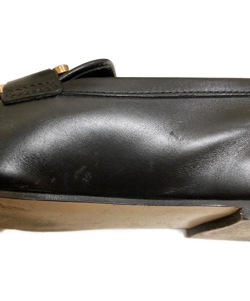 TOD'S（トッズ）TOD'S (トッズ) KATE LEATHER LOAFERS ブラック サイズ:37の古着・服飾アイテム