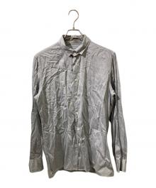 BOTTEGA VENETA（ボッテガベネタ）の古着「バンドカラーシャツ」｜グレー