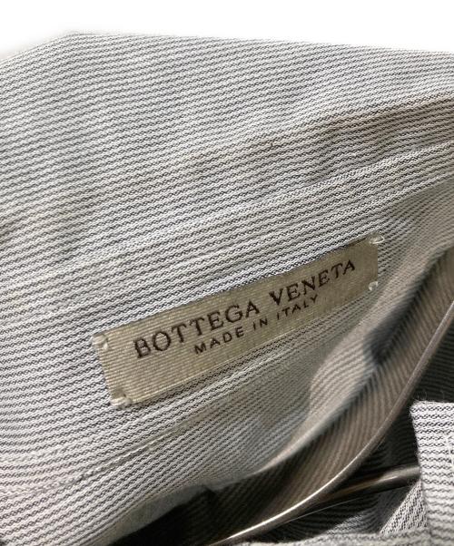 BOTTEGA VENETA（ボッテガベネタ）BOTTEGA VENETA (ボッテガベネタ) バンドカラーシャツ グレー サイズ:40の古着・服飾アイテム