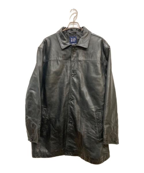 GAP（ギャップ）GAP (ギャップ) 古着レザーコート ブラック サイズ:XLの古着・服飾アイテム