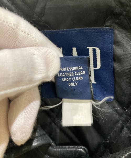 GAP（ギャップ）GAP (ギャップ) 古着レザーコート ブラック サイズ:XLの古着・服飾アイテム