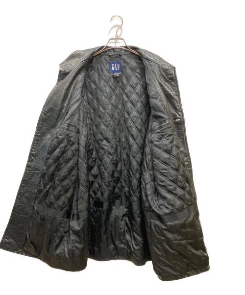 GAP（ギャップ）GAP (ギャップ) 古着レザーコート ブラック サイズ:XLの古着・服飾アイテム