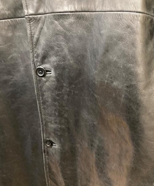 GAP（ギャップ）GAP (ギャップ) 古着レザーコート ブラック サイズ:XLの古着・服飾アイテム