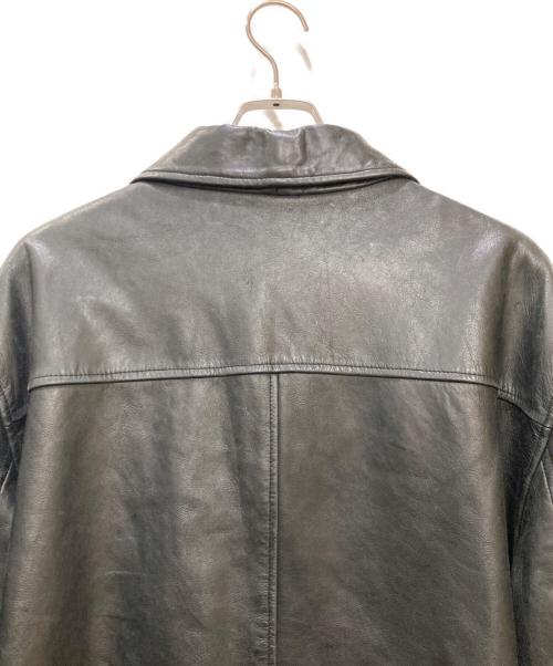 GAP（ギャップ）GAP (ギャップ) 古着レザーコート ブラック サイズ:XLの古着・服飾アイテム