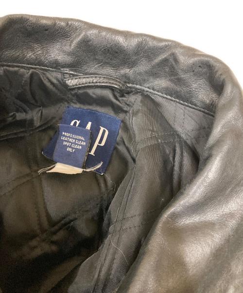 GAP（ギャップ）GAP (ギャップ) 古着レザーコート ブラック サイズ:XLの古着・服飾アイテム