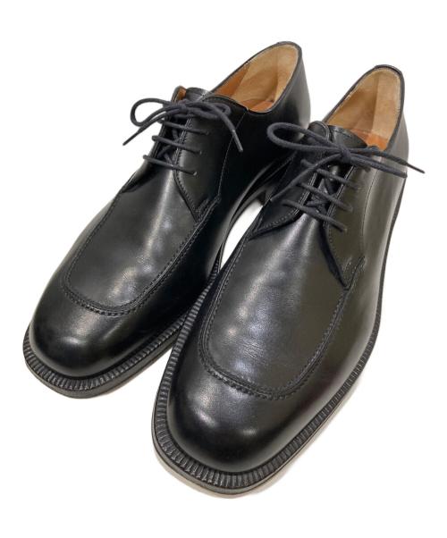 Salvatore Ferragamo（サルヴァトーレ フェラガモ）Salvatore Ferragamo (サルヴァトーレ フェラガモ) Uチップシューズ ブラック サイズ:8 1/2の古着・服飾アイテム