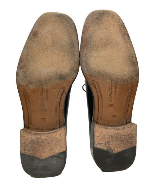 Salvatore Ferragamo（サルヴァトーレ フェラガモ）Salvatore Ferragamo (サルヴァトーレ フェラガモ) Uチップシューズ ブラック サイズ:8 1/2の古着・服飾アイテム