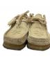 中古・古着 KITH (キス) CLARKS (クラークス) Clarks Wallabee Lo Mets ワラビーシューズ ベージュ サイズ:26cm：7000円