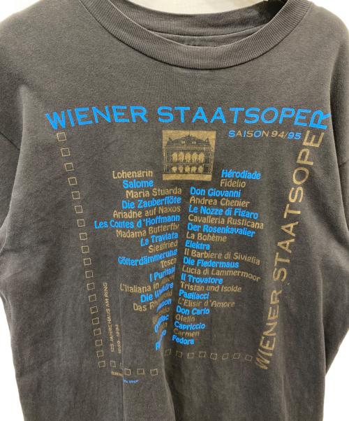 Hanes（ヘインズ）Hanes (ヘインズ) 90's プリントTシャツ ブラック サイズ:Mの古着・服飾アイテム