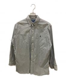 POLO RALPH LAUREN（ポロ・ラルフローレン）の古着「ボタンダウンシャツ」｜グレー
