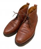 Salvatore Ferragamoサルヴァトーレ フェラガモ）の古着「シボレザーチャッカブーツ」｜ブラウン