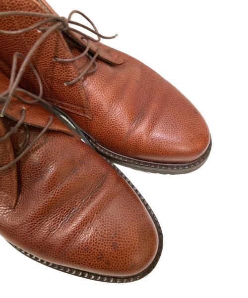 Salvatore Ferragamo（サルヴァトーレ フェラガモ）Salvatore Ferragamo (サルヴァトーレ フェラガモ) シボレザーチャッカブーツ ブラウン サイズ:6 1/2 2Eの古着・服飾アイテム