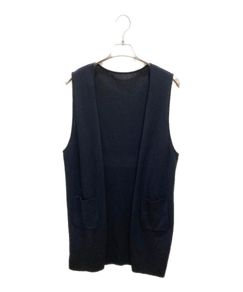 Leilian（レリアン）Leilian (レリアン) ベストロングカーディガン ネイビー サイズ:9の古着・服飾アイテム