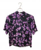 theoryセオリー）の古着「Grand Flora GGT シャツ」｜パープル