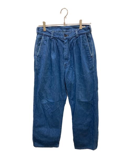 orSlow（オアスロウ）orSlow (オアスロウ) 2タックデニムパンツ インディゴ サイズ:XSの古着・服飾アイテム