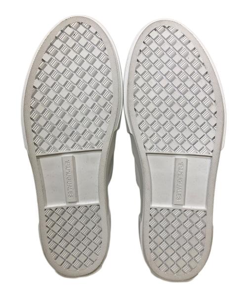 1piu1uguale3（ウノピュウノウグァーレトレ）1piu1uguale3 (ウノピュウノウグァーレトレ) 113 ORIGINAL SLIP-ON / レザースリッポン ホワイト サイズ:42の古着・服飾アイテム