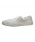 1piu1uguale3 (ウノピュウノウグァーレトレ) 113 ORIGINAL SLIP-ON / レザースリッポン ホワイト サイズ:42：15000円