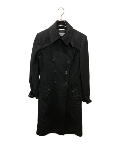 SPORT MAX（スポーツマックス）SPORT MAX (スポーツマックス) ウールカシミヤコート ブラック サイズ:J 44の古着・服飾アイテム