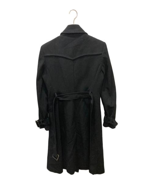 SPORT MAX（スポーツマックス）SPORT MAX (スポーツマックス) ウールカシミヤコート ブラック サイズ:J 44の古着・服飾アイテム