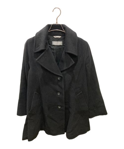 MaxMara（マックスマーラ）MaxMara (マックスマーラ) ウールコート ブラック サイズ:J 40の古着・服飾アイテム