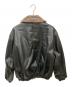 CAMPHOR WOOD (カンファーウッド) leather/fur faux reversible flight jacket ブラック サイズ:M：10000円